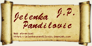 Jelenka Pandilović vizit kartica